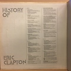 ERIC CLAPTON (YARDBIRDS, CREAM, BLIND FAITH..) - HISTORY OF ERIC CLAPTON (1972) 2.EL 2PLAK