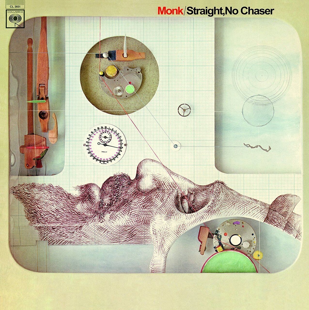 THELONIOUS MONK - STRAIGHT NO CHASER (1966) - LP 180GR 2025 CRYSTAL CLEAR COLOURED EDITION SIFIR PLAK