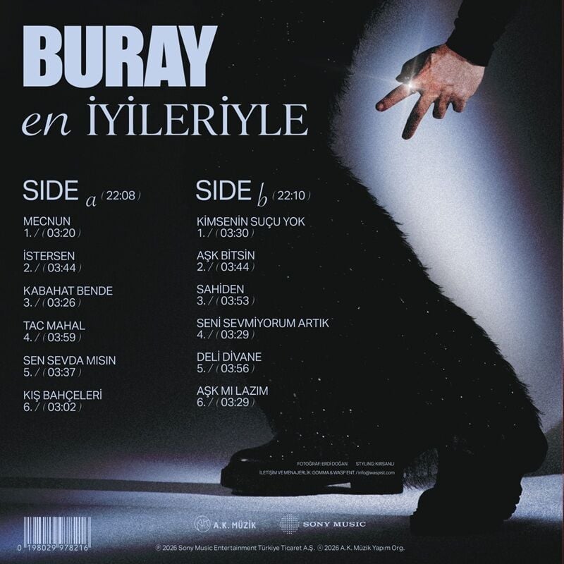 BURAY - EN İYİLERİYLE (2026) - LP SIFIR PLAK