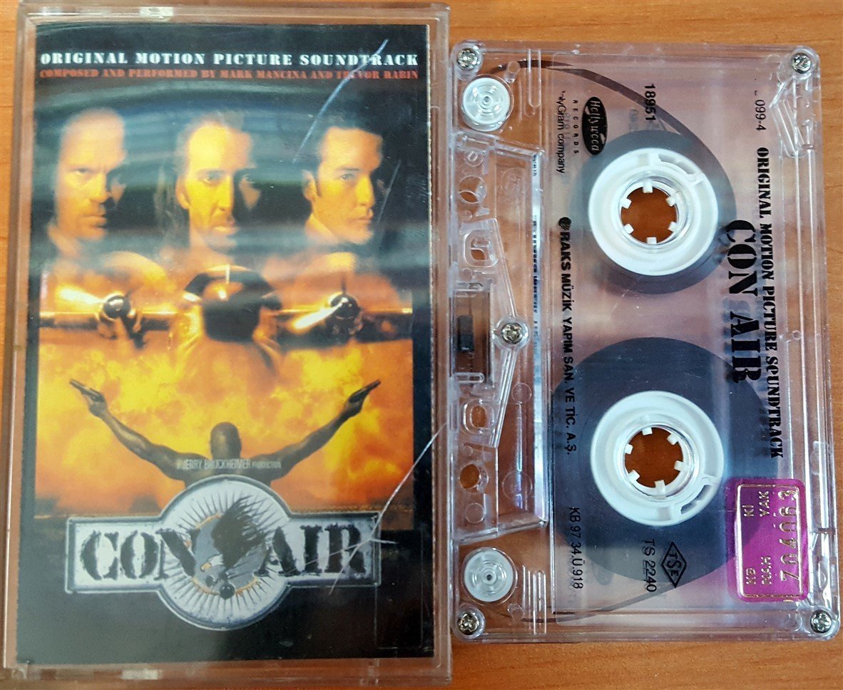 CON AIR SOUNDTRACK / MARK MANCINA & TREVOR RABIN (1997) RAKS KASET 2.EL
