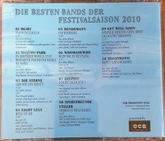 DIE BESTEN BANDS DER FESTIVALSAISON 2010 / MGMT, MAXIMO PARK, TOCOTRONIC (2010) MUSIKEXPRESS PROMO CD 2.EL
