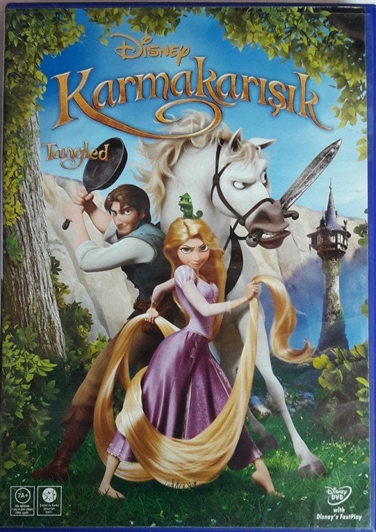 KARMAKARIŞIK - TANGLED - DISNEY ANİMASYON - DVD 2.EL