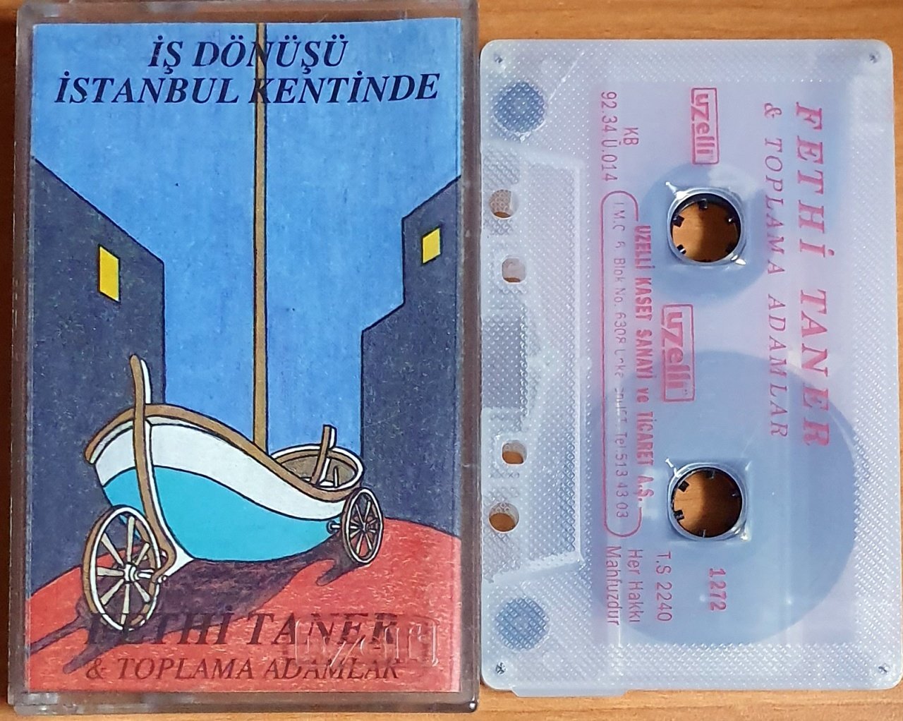 FETHİ TANER & TOPLAMA ADAMLAR - İŞ DÖNÜŞÜ İSTANBUL KENTİNDE (1992) - KASET UZELLİ 2.EL