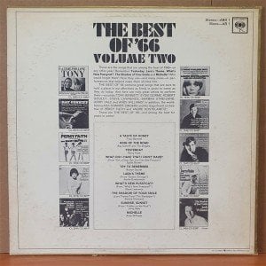 THE BEST OF '66 VOLUME TWO / TONY BENNETT, RAY CONNIFF, PERCY FAITH, JERRY VALE, STEVE LAWRENCE (1967) - LP 2.EL PLAK