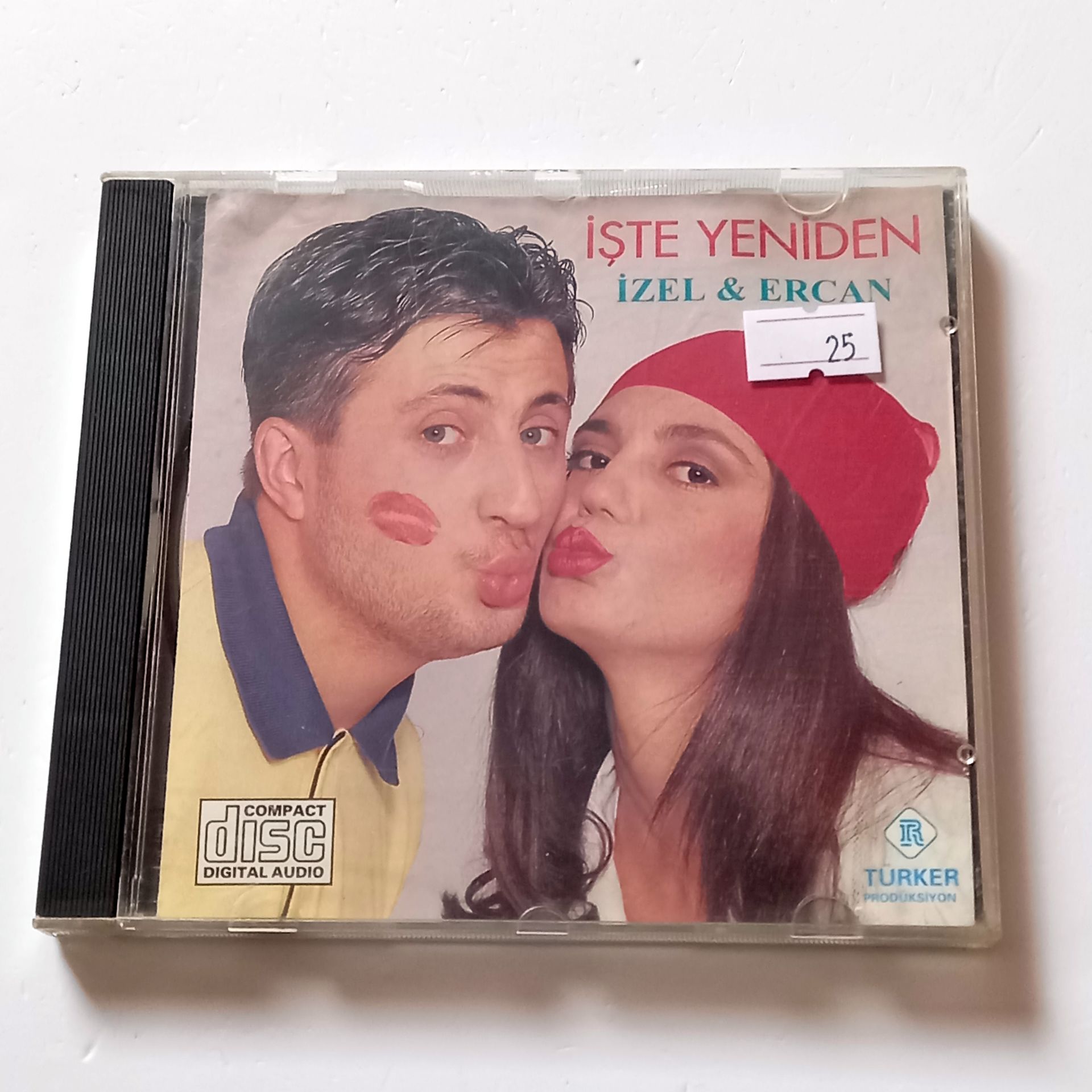 İZEL & ERCAN - İŞTE YENİDEN - CD TÜRKER PRODÜKSİYON 2.EL