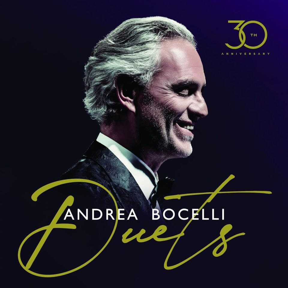 ANDREA BOCELLI - DUETS (2024) - LP COMPILATION JENNIFER LOPEZ SARASH BRIGHTMAN ED SHEERAN CELINE DION etc. SIFIR PLAK