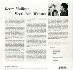 GERRY MULLIGAN MEETS BEN WEBSTER (1960) - LP 2019 VERVE SIFIR PLAK