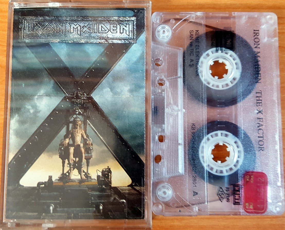 IRON MAIDEN - THE X FACTOR (1995) KENT CASSETTE MADE IN TURKEY ''USED''
