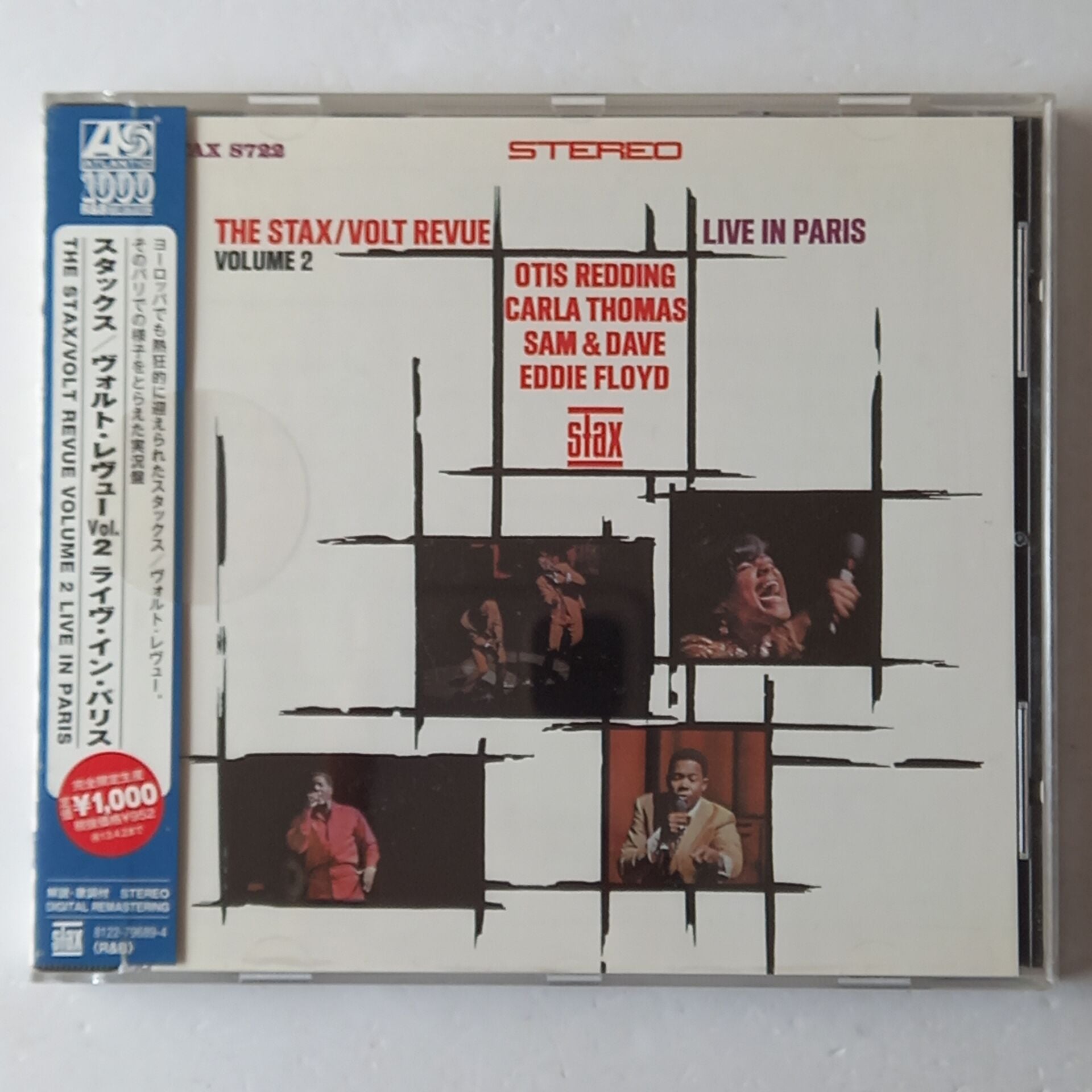 THE STAX/VOLT REVUE VOLUME 2 LIVE IN PARIS - CARLA THOMAS, EDDIE FLOYD, SAM & DAVE (1967) - CD 2012 REMASTERED REISSUE 2.EL