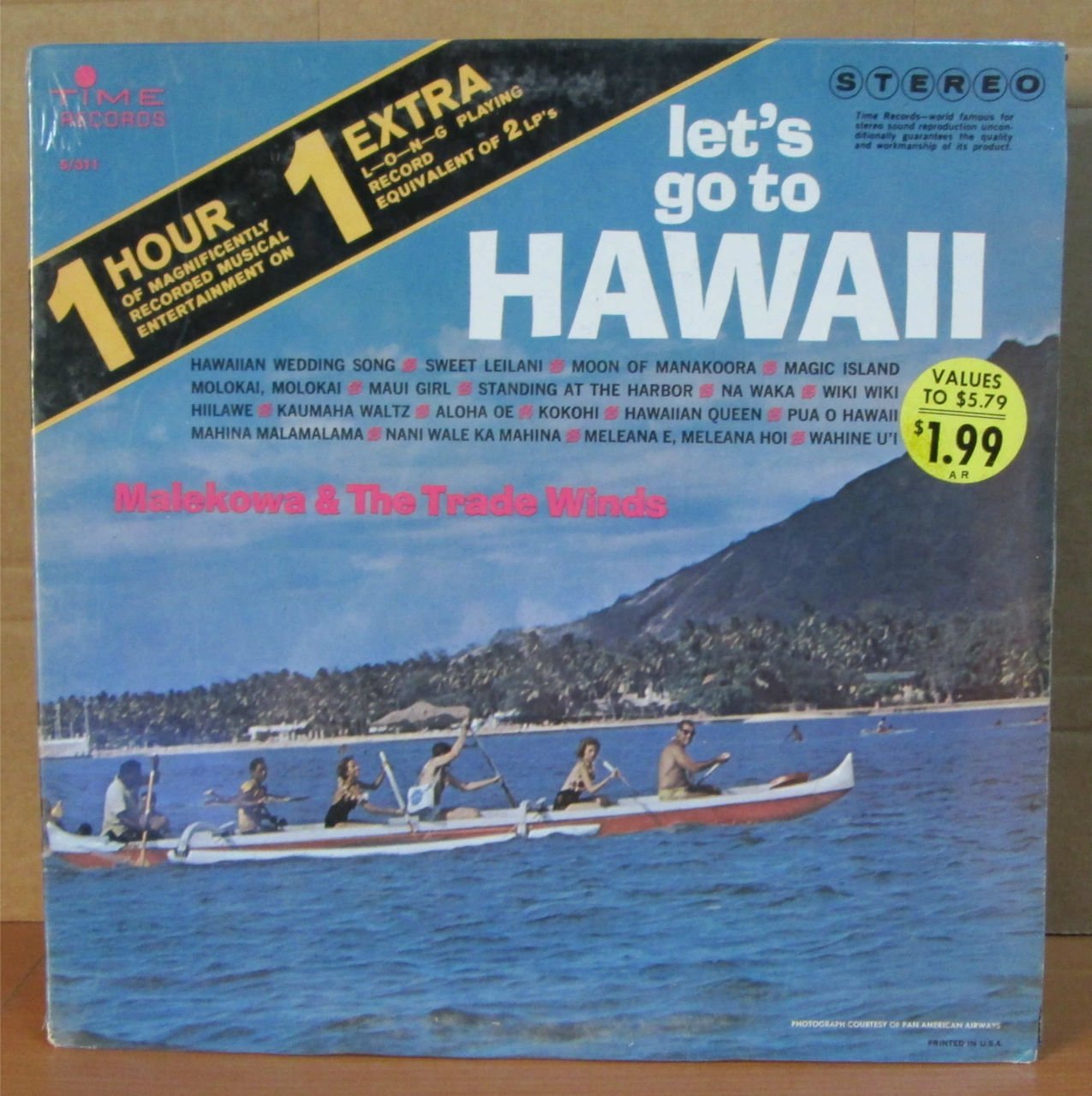 LET'S GO TO HAWAII - LP SIFIR