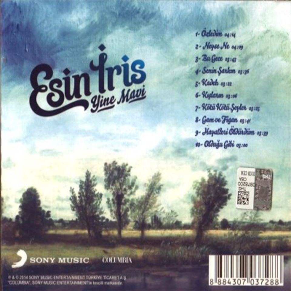 ESİN İRİS - YİNE MAVİ (2014) - CD AMBALAJINDA SIFIR