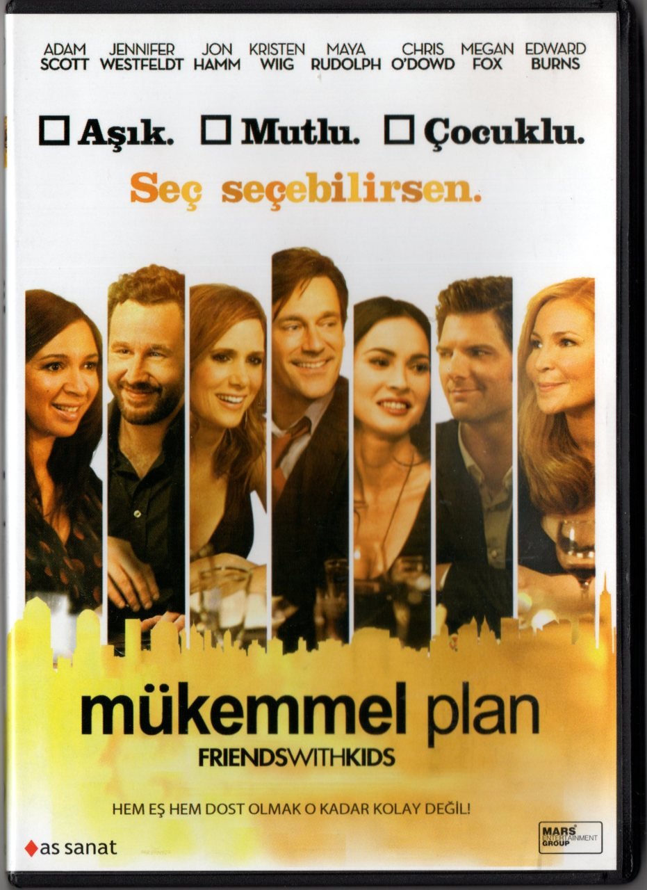 MÜKEMMEL PLAN - FRIENDS WITH KIDS - ADAM SCOTT - DVD 2.EL