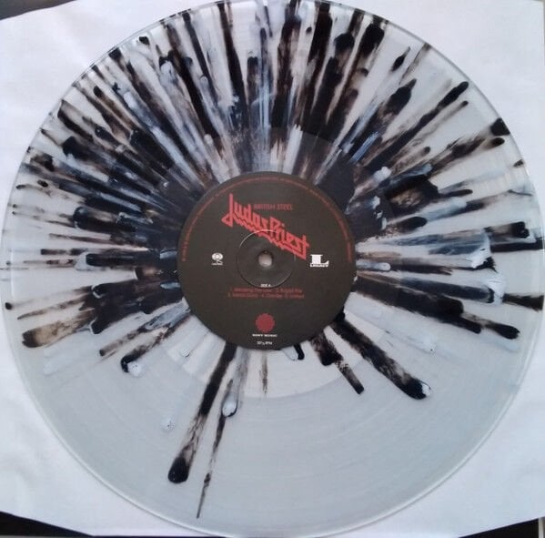 JUDAS PRIEST - BRITISH STEEL (1980) - LP 2024 BLACK & WHITE SPLATTER COLOURED EDITION SIFIR PLAK