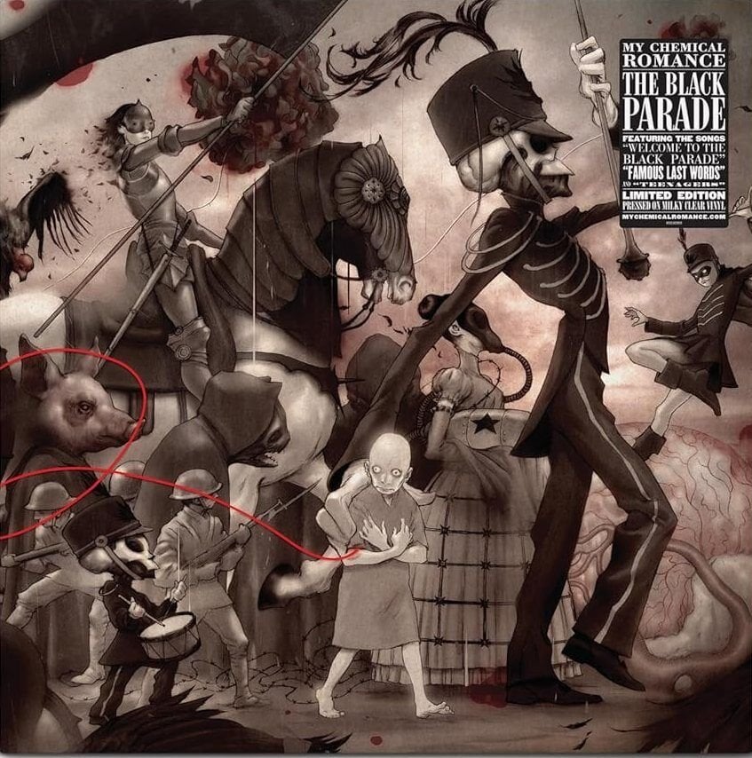 MY CHEMICAL ROMANCE - THE BLACK PARADE (2006) - 2LP (3 SIDED) 2025 WHITE COLOURED EDITION SIFIR PLAK