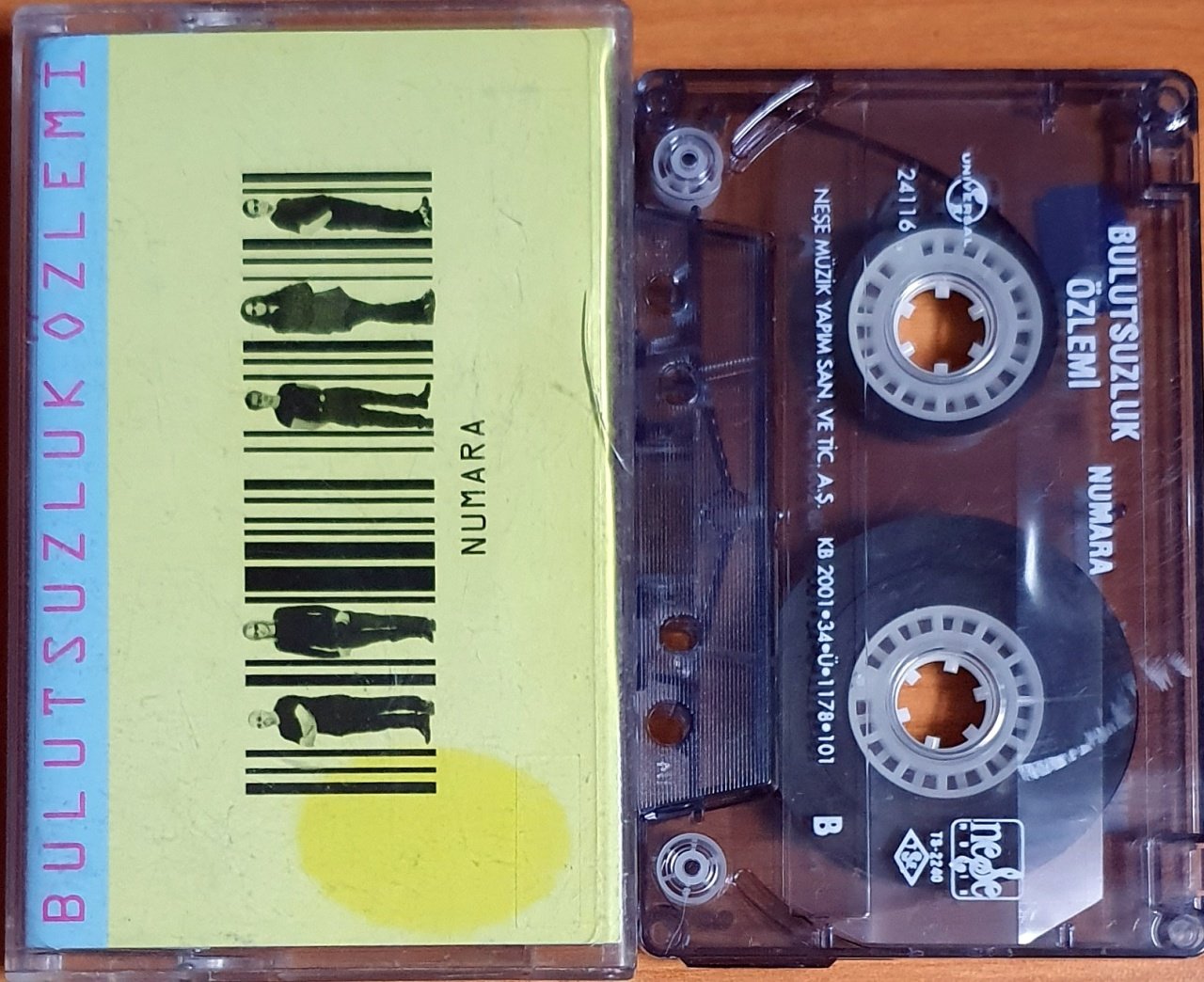BULUTSUZLUK ÖZLEMİ - NUMARA (2001) - KASET NEŞE MÜZİK 2.EL