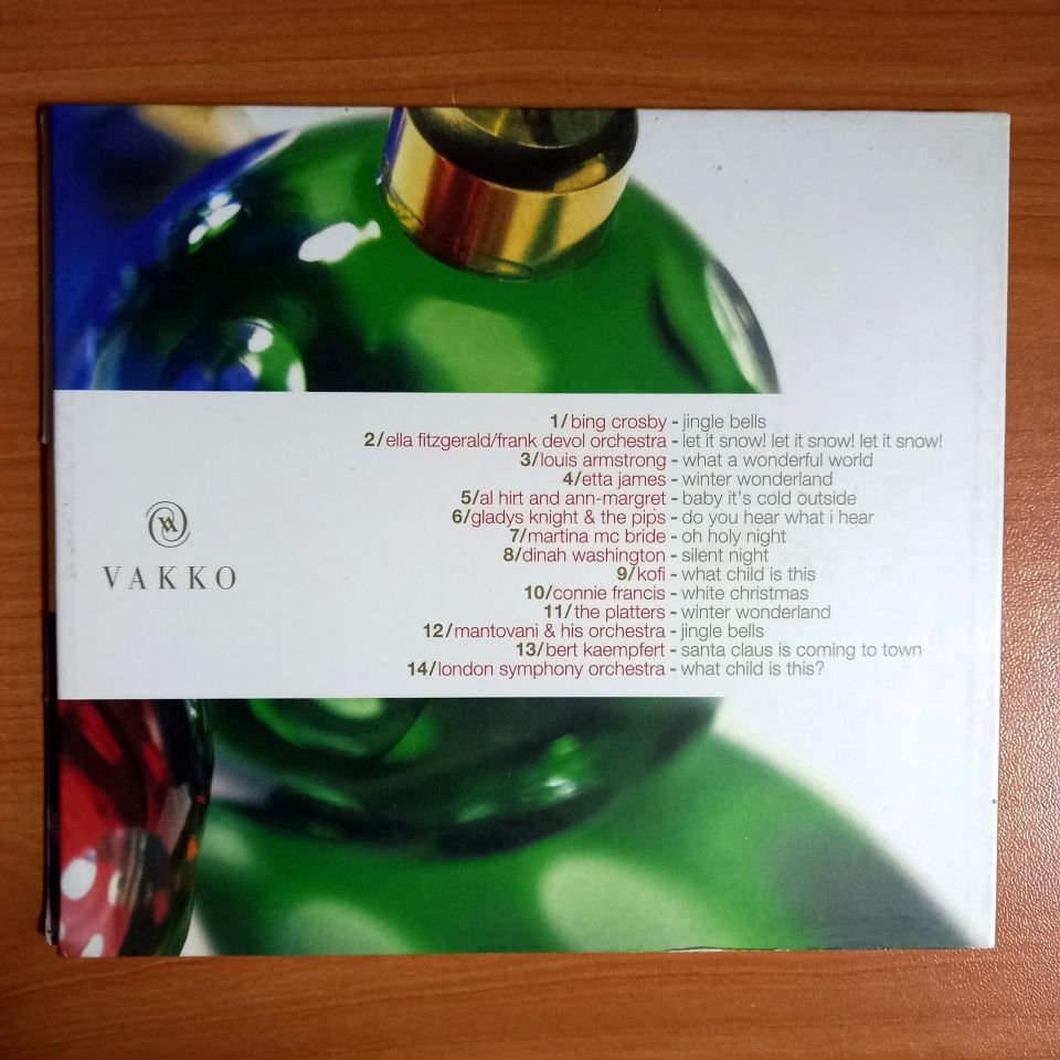 VAKKO NEW YEAR CD / BING CROSBY, LOUIS ARMSTRONG, ETTA JAMES, KOFI, DINAH WASHINGTON, BERT KAEMPFERT - CD PROMO 2.EL