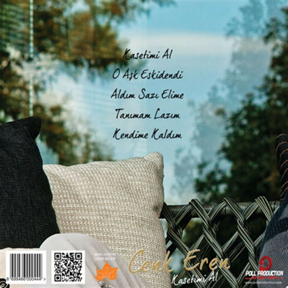 CENK EREN - KASETİMİ AL (2012) - CD 5 ŞARKILIK MİNİ ALBÜM POLL PRODUCTION AMBALAJINDA SIFIR