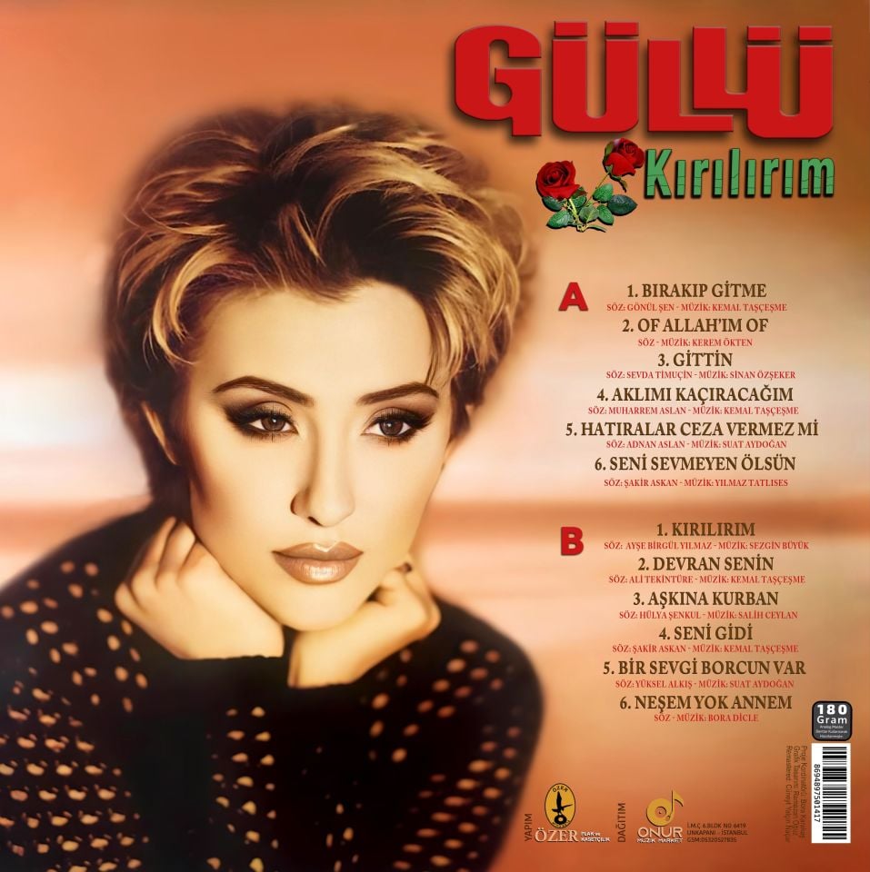 GÜLLÜ - KIRILIRIM (1998) - LP 180GR 2025 BASIM KIRMIZI RENKLİ SIFIR PLAK