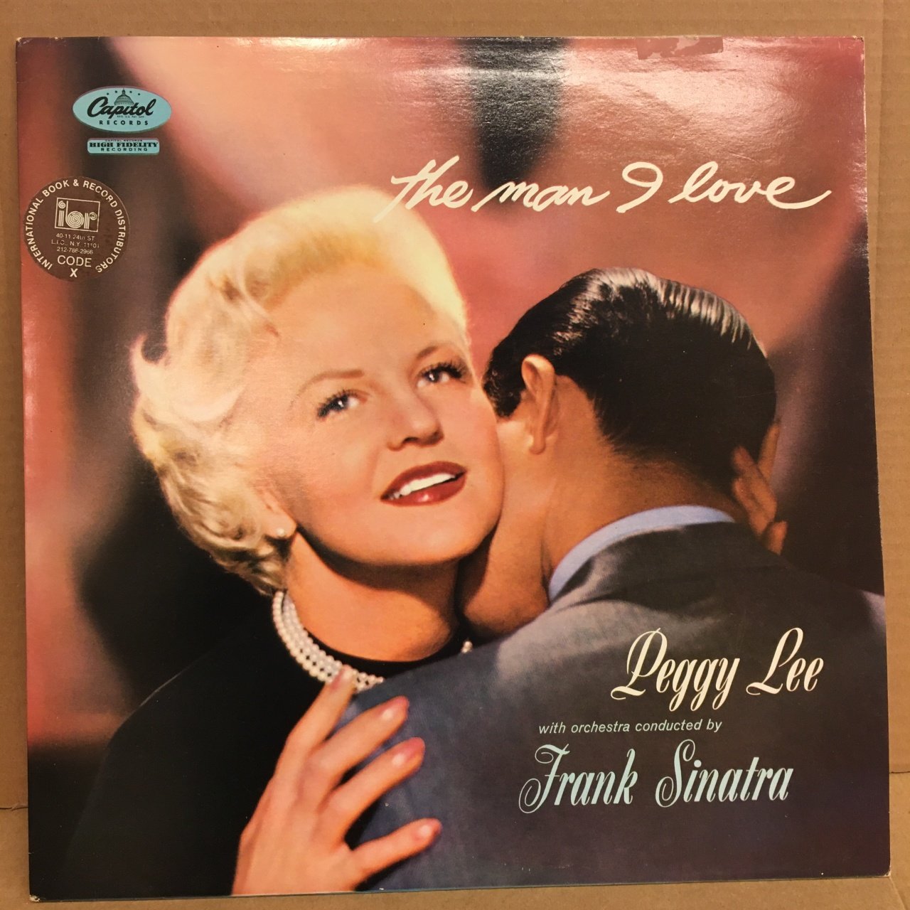 PEGGY LEE - THE MAN I LOVE WITH ORC. CONTUCTED FRANK SINATRA 2.EL PLAK