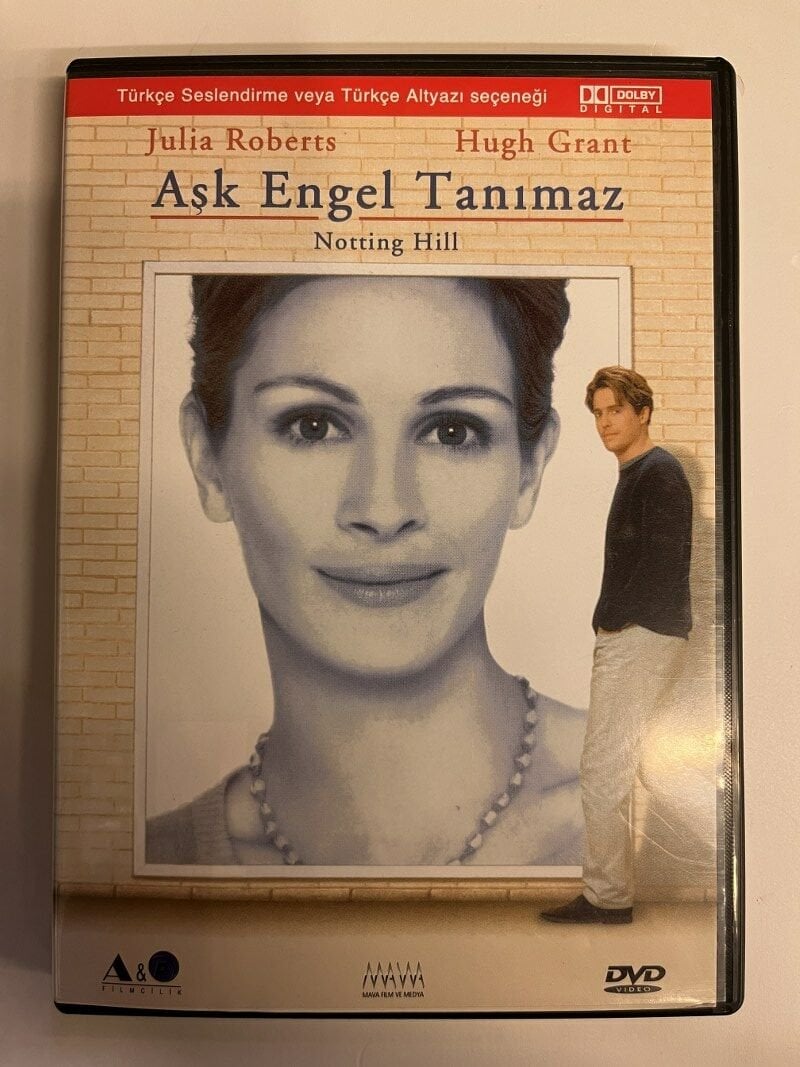 NOTHING HILL - AŞK ENGEL TANIMAZ - JULIA ROBERTS - DVD 2.EL