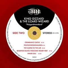 KING GIZZARD AND THE LIZARD WIZARD - POLYGONDWANALAND (2017) - LP RED COLOURED VINYL / KIRMIZI RENKLİ PLAK SIFIR