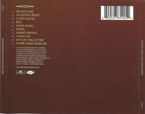 MICHAEL KIWANUKA – HOME AGAIN (2012) - CD AMBALAJINDA SIFIR
