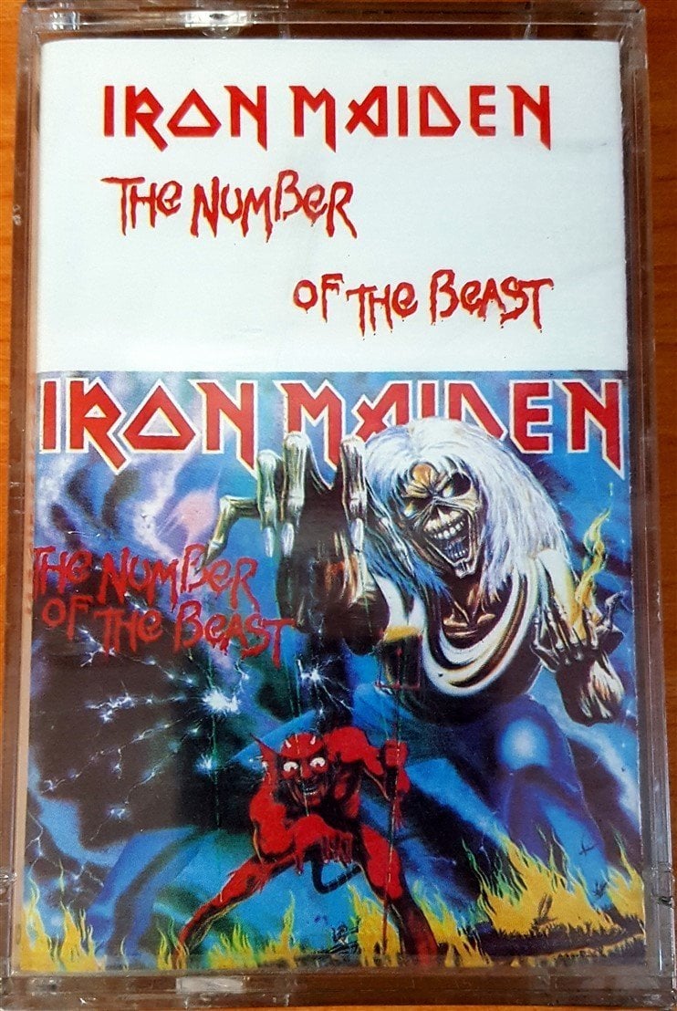 IRON MAIDEN - THE NUMBER OF THE BEAST (1989) KENT CASSETTE MADE IN TURKEY ''NEW'' PAPER LABEL