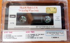 IRON MAIDEN - THE NUMBER OF THE BEAST (1989) KENT CASSETTE MADE IN TURKEY ''NEW'' PAPER LABEL