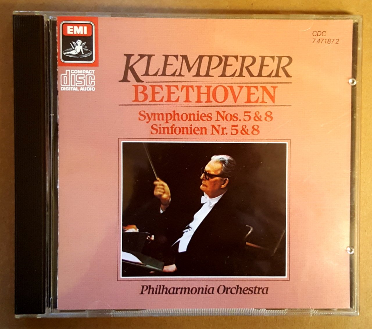 BEETHOVEN - SYMPHONY NO 5 & 8 / KLEMPERER - CD 2.EL