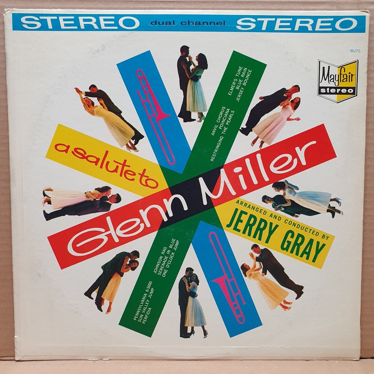 JERRY GRAY - A SALUTE TO GLENN MILLER (1958) - LP 2.EL PLAK