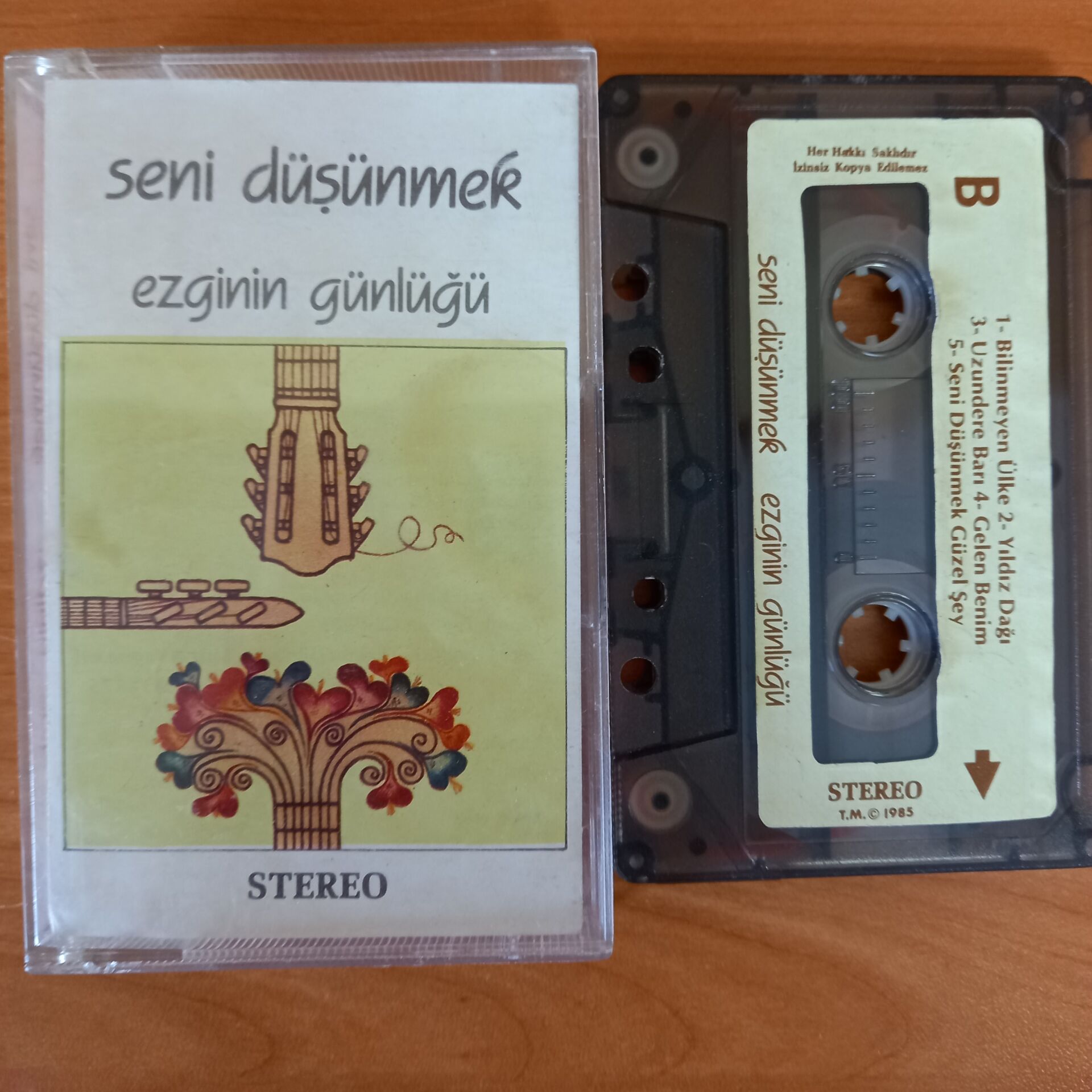 EZGİNİN GÜNLÜĞÜ - SENİ DÜŞÜNMEK (1985) - KASET 2. EL
