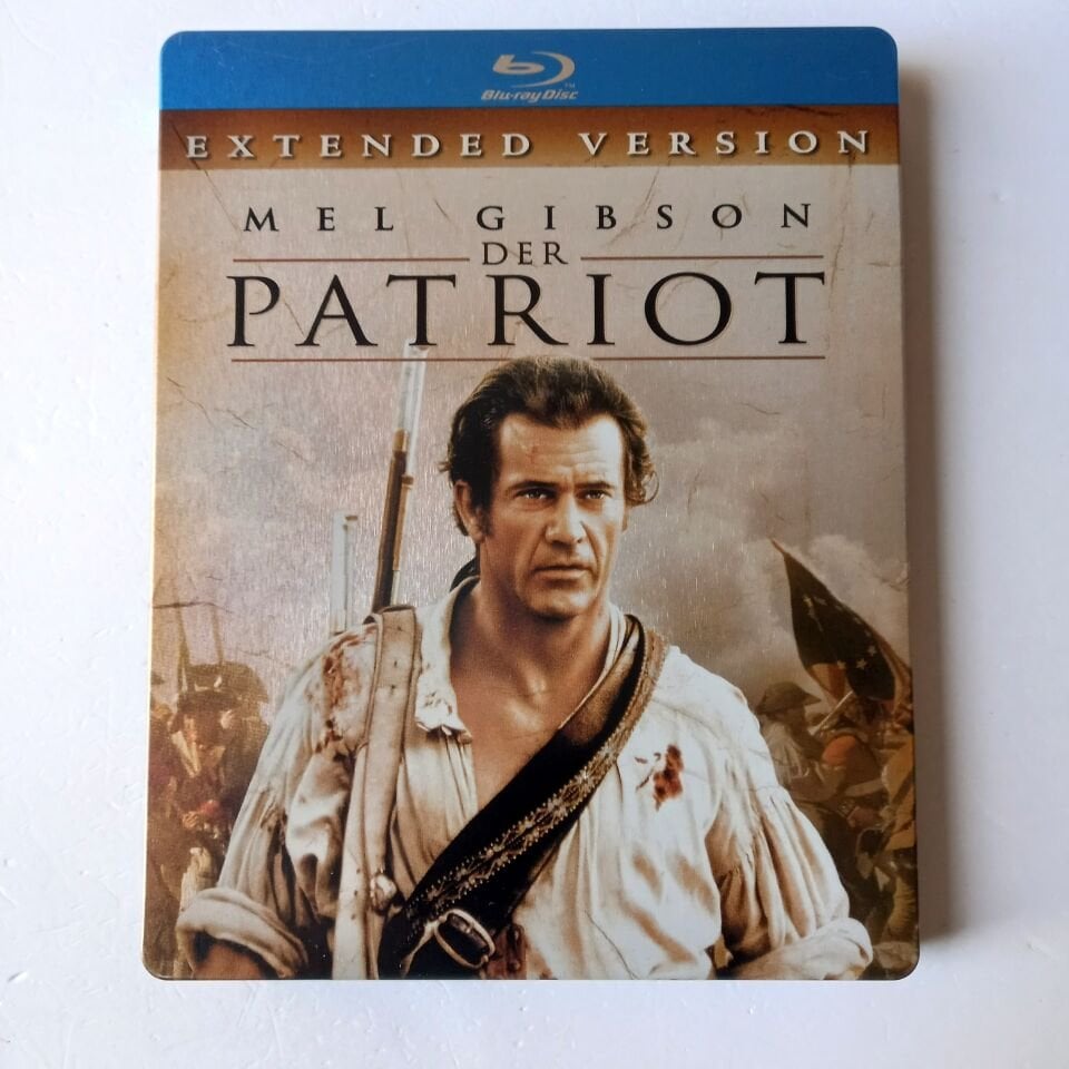 DER PATRIOT / THE PATRIOT EXTENDED VERSION - MEL GIBSON, HEATH LEDGER - YÖN.: ROLAND EMMERICH - BLU-RAY  STEELBOOK METAL KUTU 2.EL