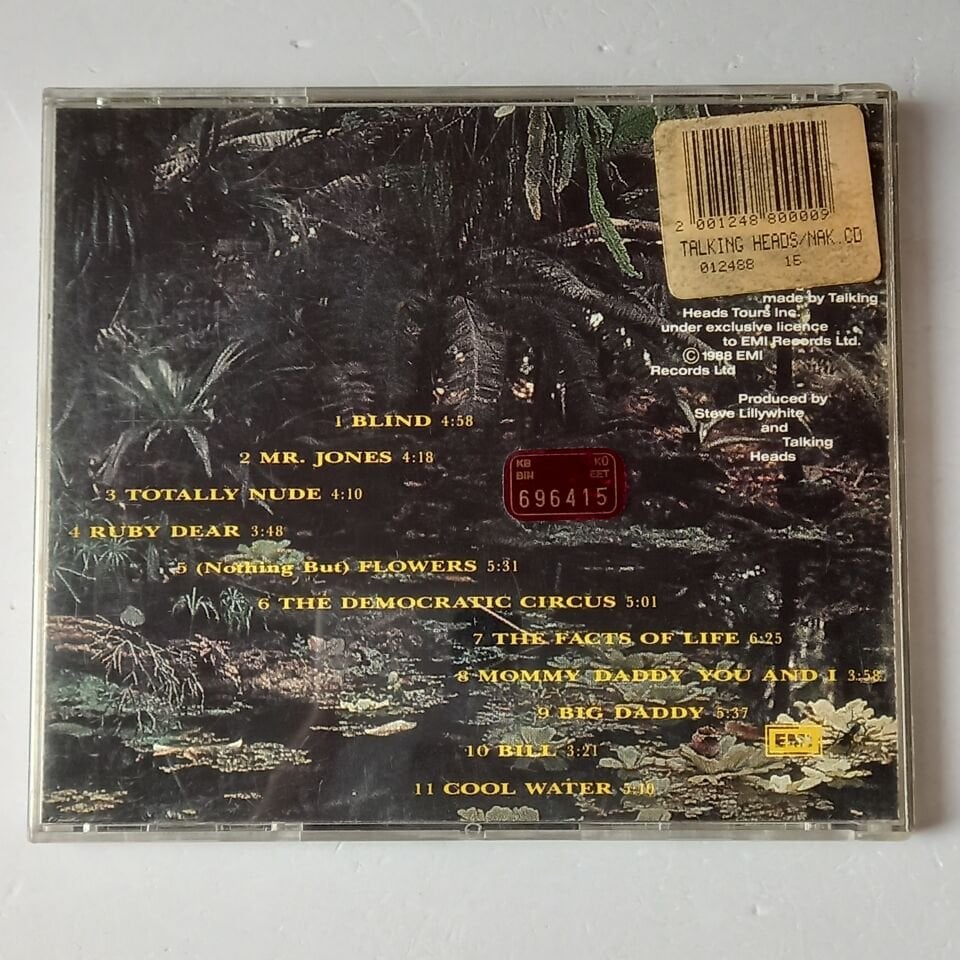 TALKING HEADS – NAKED (1988) - CD REISSUE 2.EL