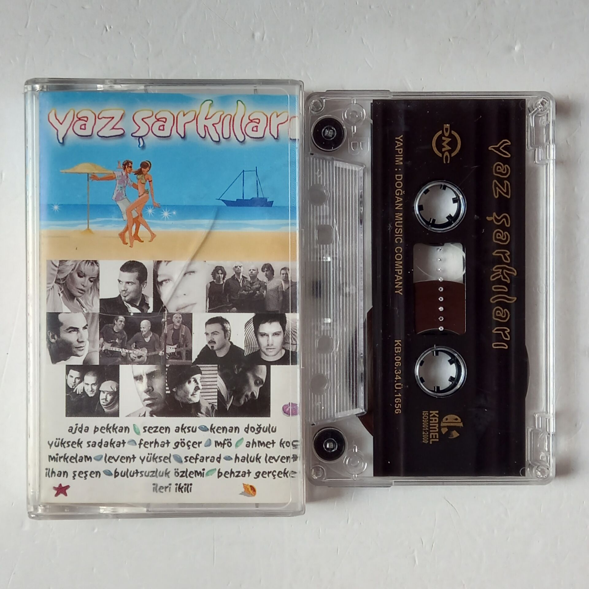 YAZ ŞARKILARI -  AJDA PEKKAN, SEZEN AKSU, KENAN DOĞULU (2006) - KASET 2.EL