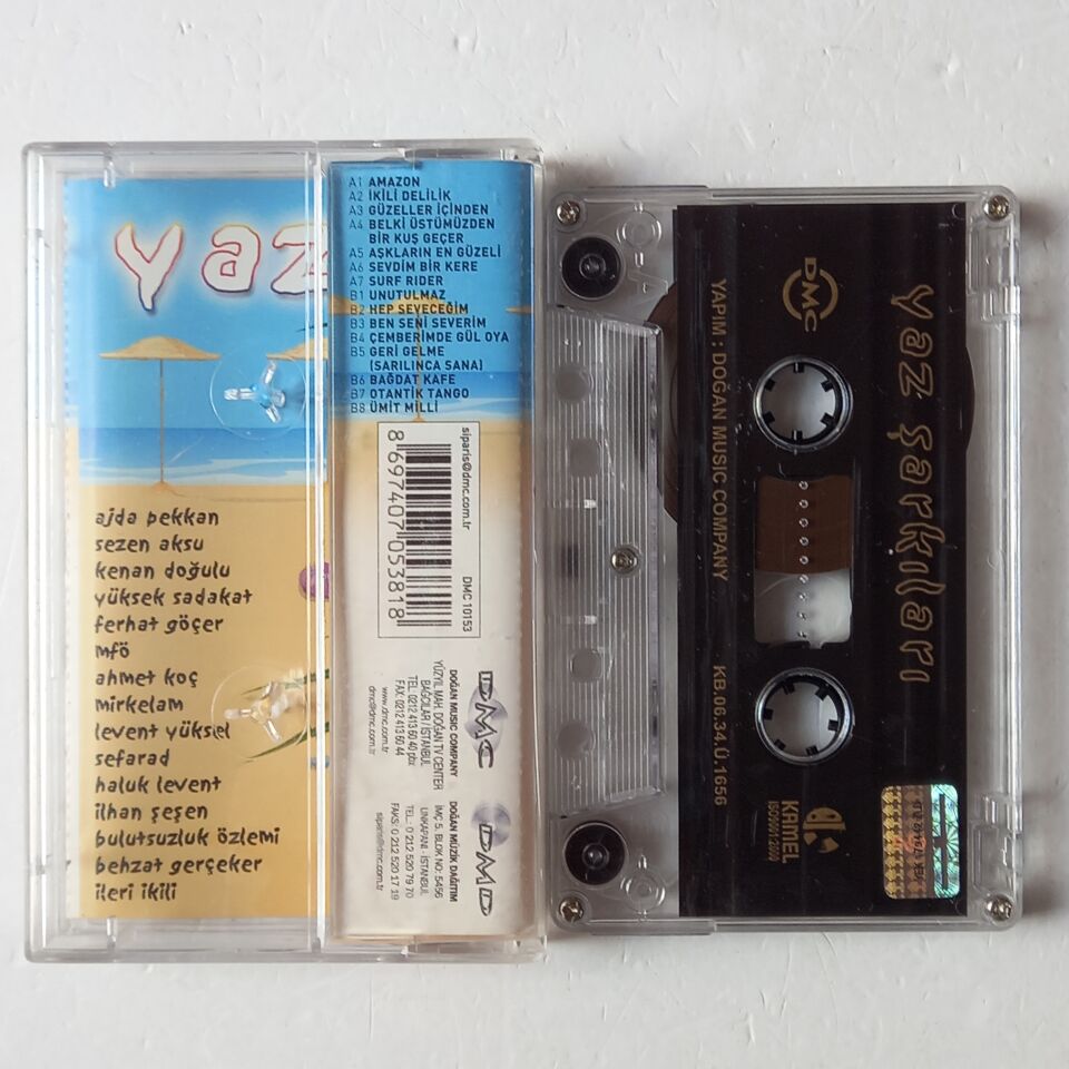 YAZ ŞARKILARI -  AJDA PEKKAN, SEZEN AKSU, KENAN DOĞULU (2006) - KASET 2.EL