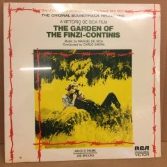 THE GARDEN OF THE FINZI-CONTINIS SOUNDTRACK MANUEL DE SICA SIFIR PLAK