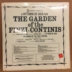 THE GARDEN OF THE FINZI-CONTINIS SOUNDTRACK MANUEL DE SICA SIFIR PLAK