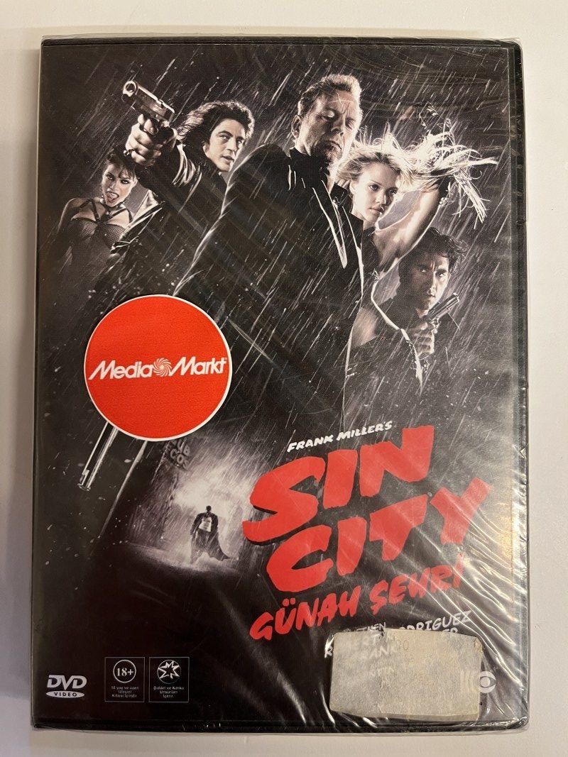 SIN CITY - GÜNAH ŞEHRİ - ROBERT RODRIGUEZ - DVD AMBALAJINDA SIFIR