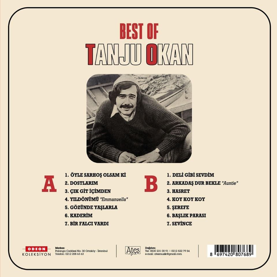 TANJU OKAN - BEST OF (2025) - LP COMPILATION SIFIR PLAK