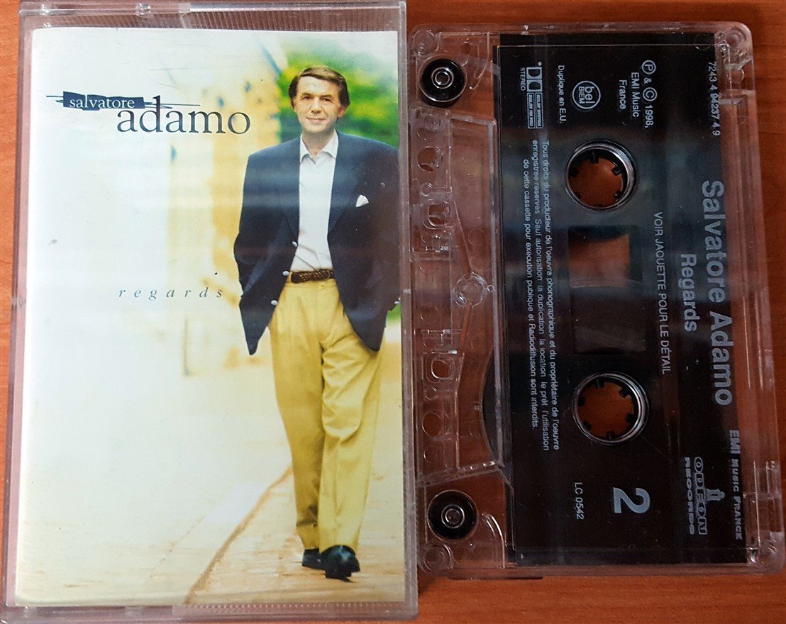 SALVATORE ADAMO - REGARDS CASSETTE MADE IN EU ''USED''
