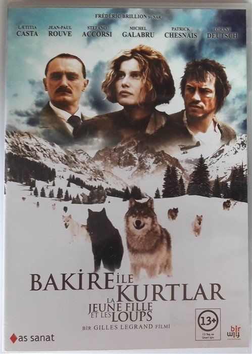 BAKİRE İLE KURTLAR - LA JEUNE FILLE ET LES LOUPS - LÆTITA CASTA - GILLES LEGRAND - DVD 2.EL