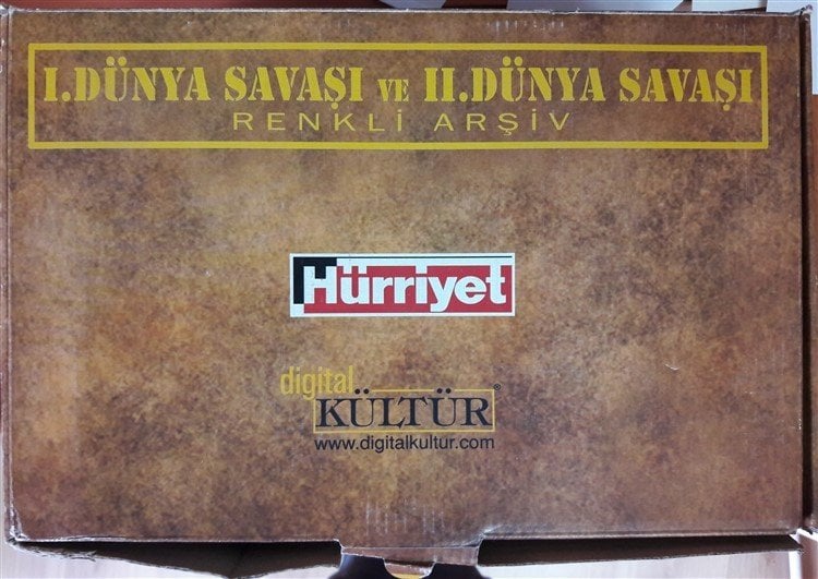 I. DÜNYA VE II. DÜNYA SAVAŞI RENKLİ ARŞİV - BELGESEL - 20 DVD KUTU 2.EL