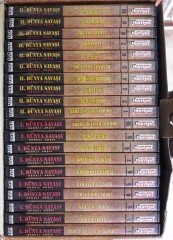I. DÜNYA VE II. DÜNYA SAVAŞI RENKLİ ARŞİV - BELGESEL - 20 DVD KUTU 2.EL
