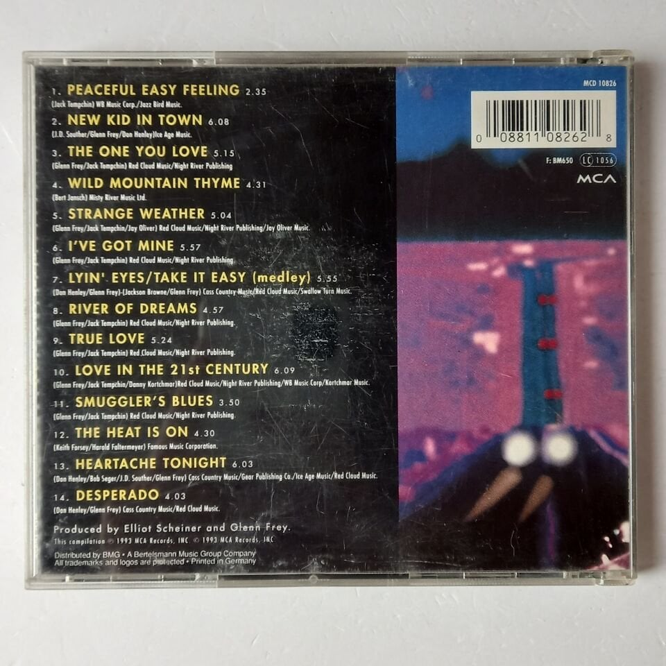 GLENN FREY – LIVE (1992) - CD 1993 REISSUE 2.EL