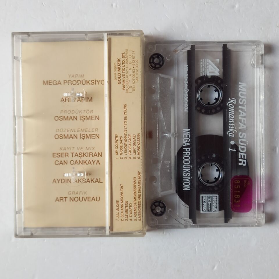 MUSTAFA SÜDER - ROMANTİKA 1 (1993) - KASET 2.EL