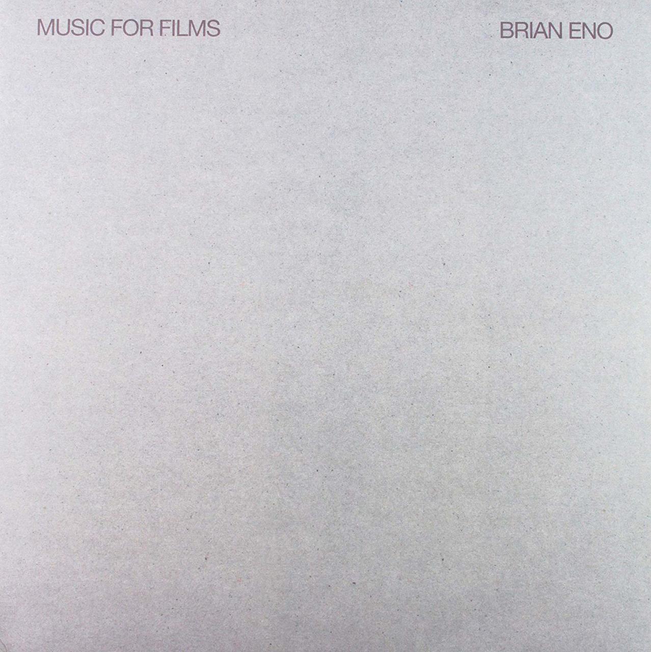 BRIAN ENO - MUSIC FOR FILMS (1976) - LP 180GR 2018 EDITION SIFIR PLAK