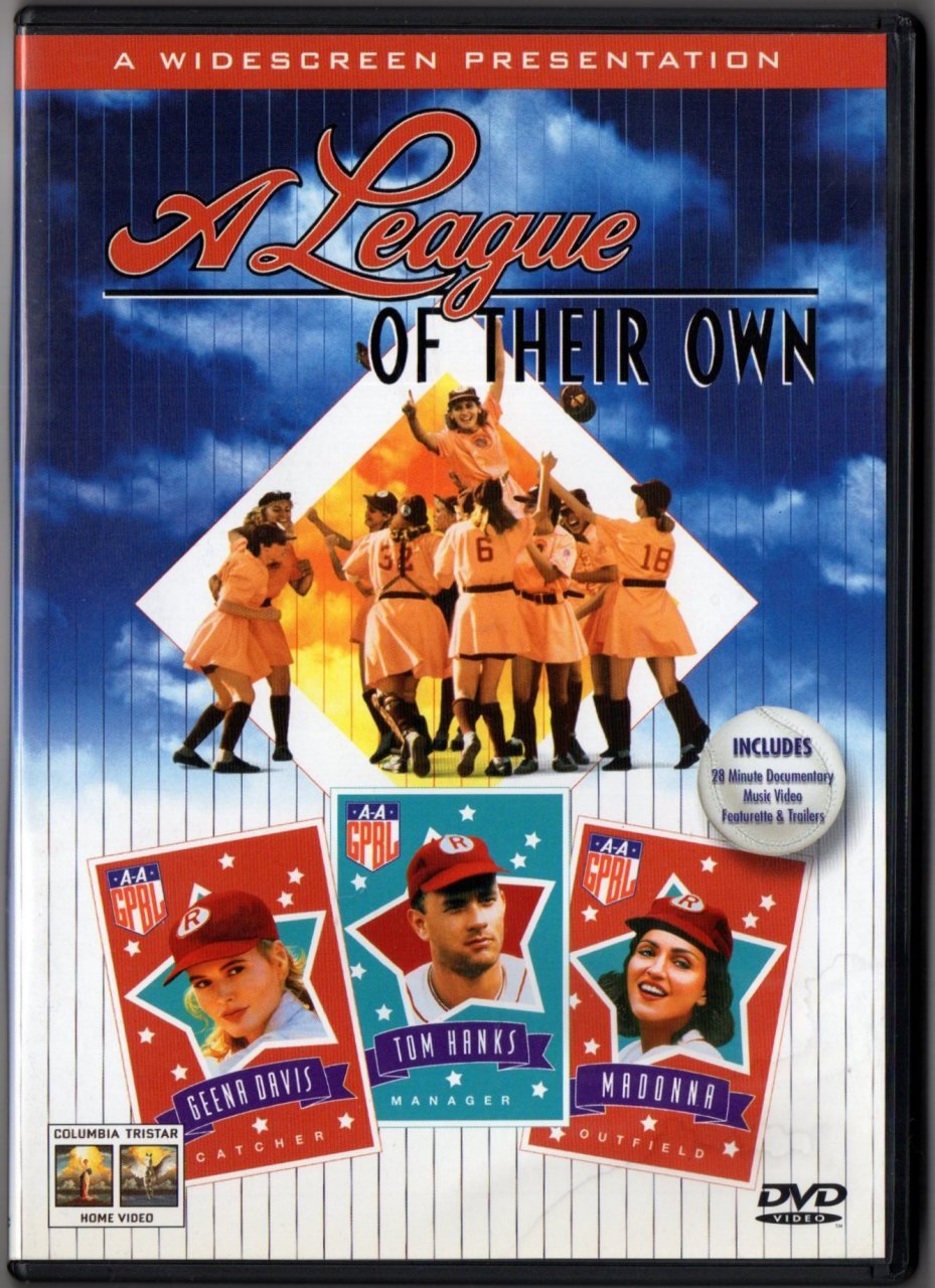 A LEAGUE OF THEIR OWN - TOM HANKS - GEENA DAVIS - MADONNA - DVD 2.EL