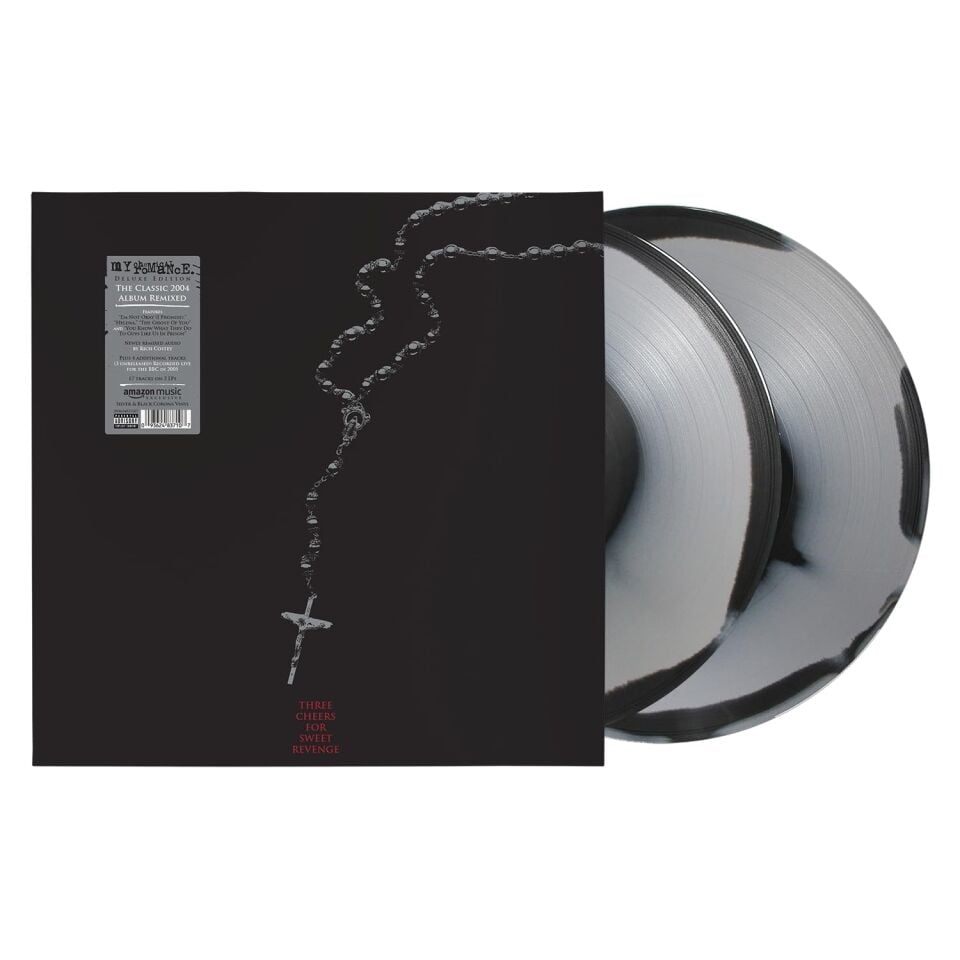 MY CHEMICAL ROMANCE - THREE CHEERS FOR SWEET REVENGE (2004) - 2LP 2025 SILVER & BLACK CORONA COLOURED EDITION SIFIR PLAK