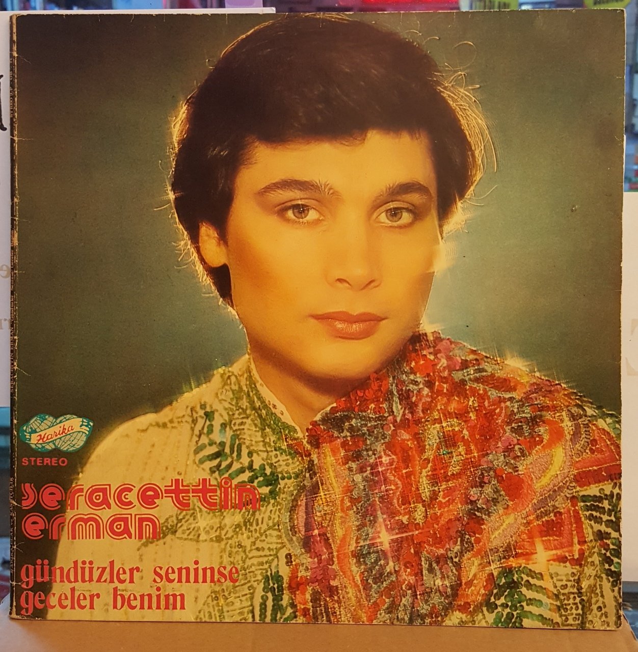 SERACETTİN ERMAN - GÜNDÜZLER SENİNSE GECELER BENİM - LP SANAT MÜZİĞİ / FANTEZİ / ARABESK 2.EL PLAK