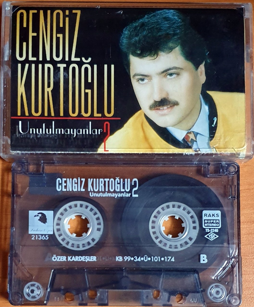 CENGİZ KURTOĞLU - UNUTULMAYANLAR 2 (1999) - KASET ÖZER KARDEŞLER 2.EL